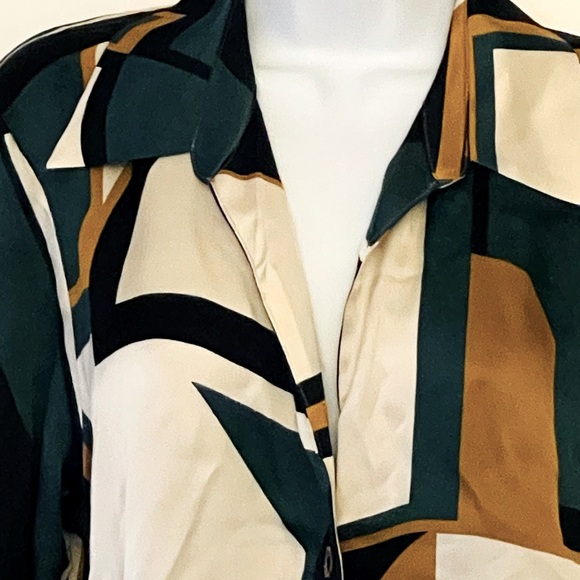 MNG abstract blouse - Picture 3 of 8